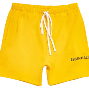 essentials-graphic-sweat-shorts-yellow